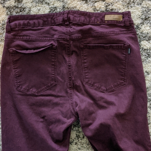 Garage burgundy jeans 13 - Picture 5 of 5